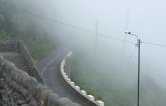 The humid air in slopes of Madeira